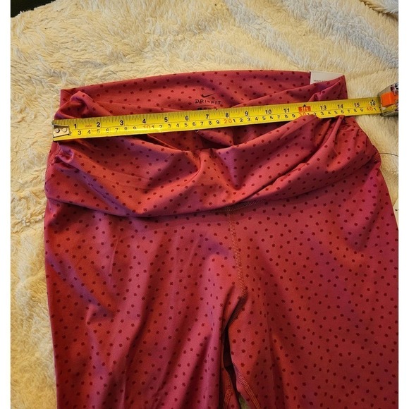 Nike Yoga Pink‎ Polka-dot XL NWT Pants. Waist Wrap Accent. - Picture 4 of 11